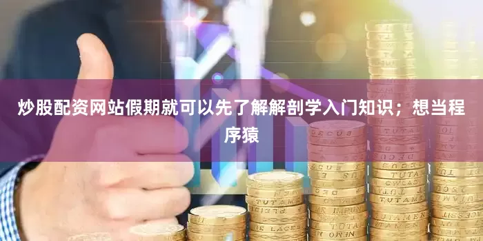 炒股配资网站假期就可以先了解解剖学入门知识；想当程序猿