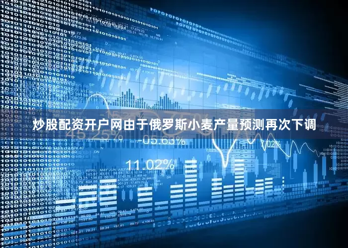 炒股配资开户网由于俄罗斯小麦产量预测再次下调